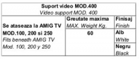 Suport TV-Video mod 400